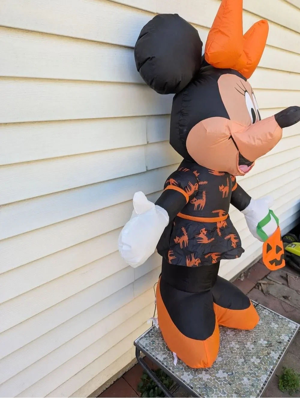 Disney Inflatable Halloween Minnie Mouse Trick or Treat Figure 44” Tall